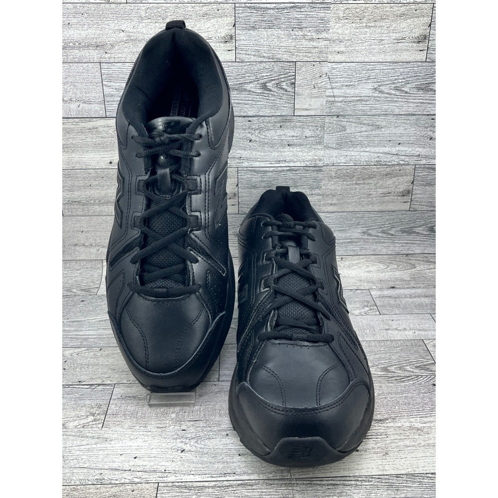 New Balance 608v5 Mens Black Leather Training Shoes MX608AB5 Size 13 D Low Top